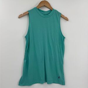 Cotopaxi Women’s Sleeveless Muscle Tank Top in Teal Green | Size Small